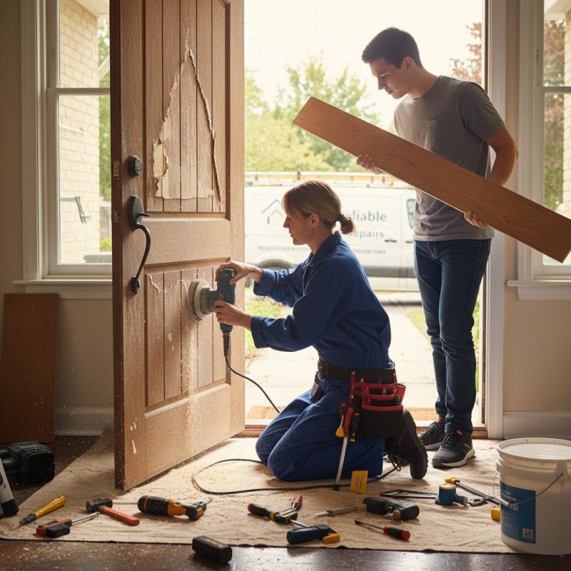 Front Door Repair in Conroe, TX